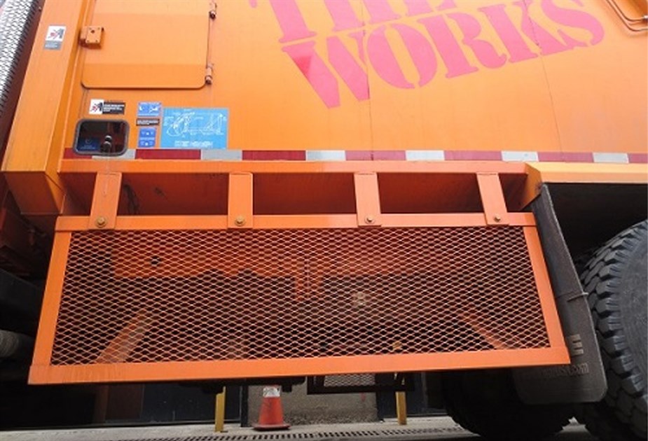US city installs truck side guards to aid pedestrian safety Route One Publishing Ltd
